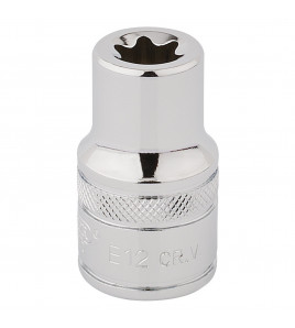 Draper Expert TX-STAR® Socket, 1/2 Sq. Dr., E12