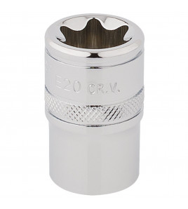 Draper Expert TX-STAR® Socket, 1/2 Sq. Dr., E20