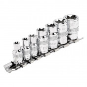 Draper Expert TX-STAR® Socket Set, 1/4 and 3/8 Sq. Dr. (7 Piece)