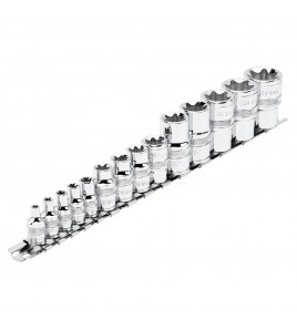 Draper Expert TX-STAR® Socket Set, 1/4, 3/8 & 1/2 Sq. Dr. (14 Piece)