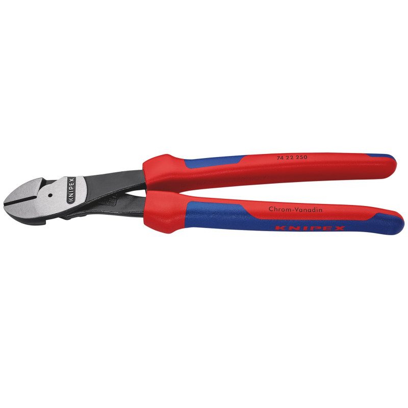 KNIPEX 74 22 250 High Leverage Diagonal Side Cutter, 250mm