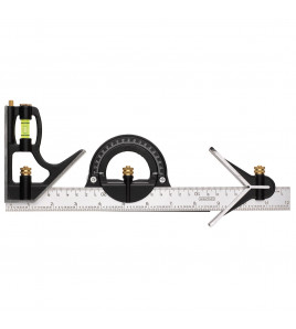 Combination Square with Centre Head and Protractor, 300mm
