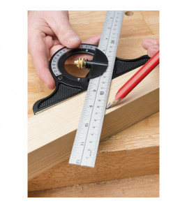 Combination Square with Centre Head and Protractor, 300mm