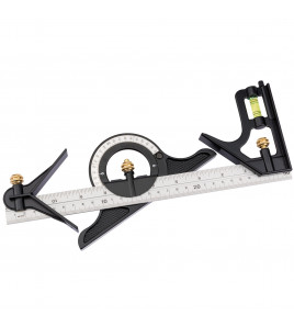 Combination Square with Centre Head and Protractor, 300mm