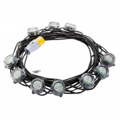 Defender E89354 110V 50W Heavy Duty LED Encapsulated Festoon String Lights, 22m