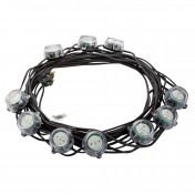 Defender E89353 230V 50W Heavy Duty LED Encapsulated Festoon String Lights, 22m