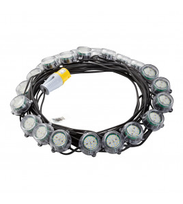 Defender E89355 120W Heavy Duty LED Encapsulated Festoon String Lights, 50m