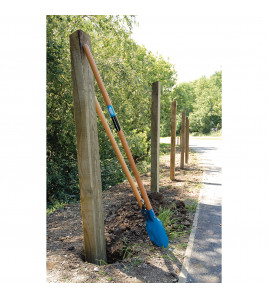 Post Hole Digger with Hardwood Handles