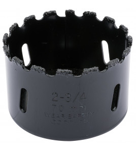 Draper Expert Tungsten Carbide Grit Hole Saw, 70mm