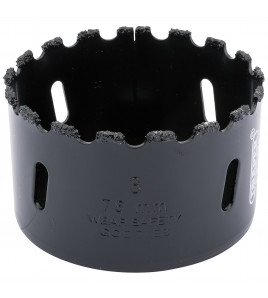 Draper Expert Tungsten Carbide Grit Hole Saw, 76mm