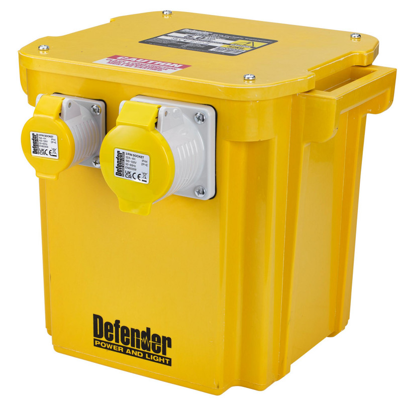 Defender E205042 110V 5kVA Portable Transformer, 16A / 32A