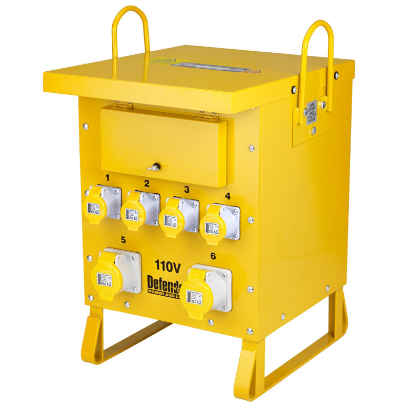Defender ZE210022 10kVA Single Phase Transformer, 16A / 32A