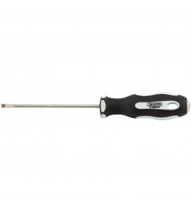 Draper Expert Plain Slot Soft Grip Parallel Tip Screwdriver, 3 x 75mm
