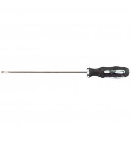 Draper Expert Plain Slot Soft Grip Parallel Tip Screwdriver, 5.5 x 200mm