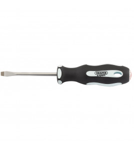 Draper Expert Plain Slot Soft Grip Screwdriver, 5.5 x 75mm