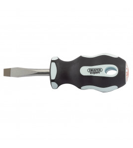 Draper Expert Plain Slot Soft Grip Screwdriver, 6.5 x 38mm