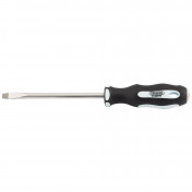 Draper Expert Plain Slot Soft Grip Screwdriver, 8 x 150mm