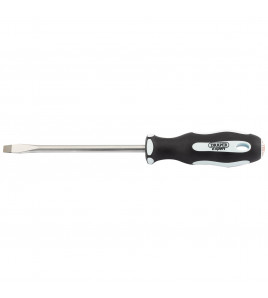 Draper Expert Plain Slot Soft Grip Screwdriver, 8 x 150mm