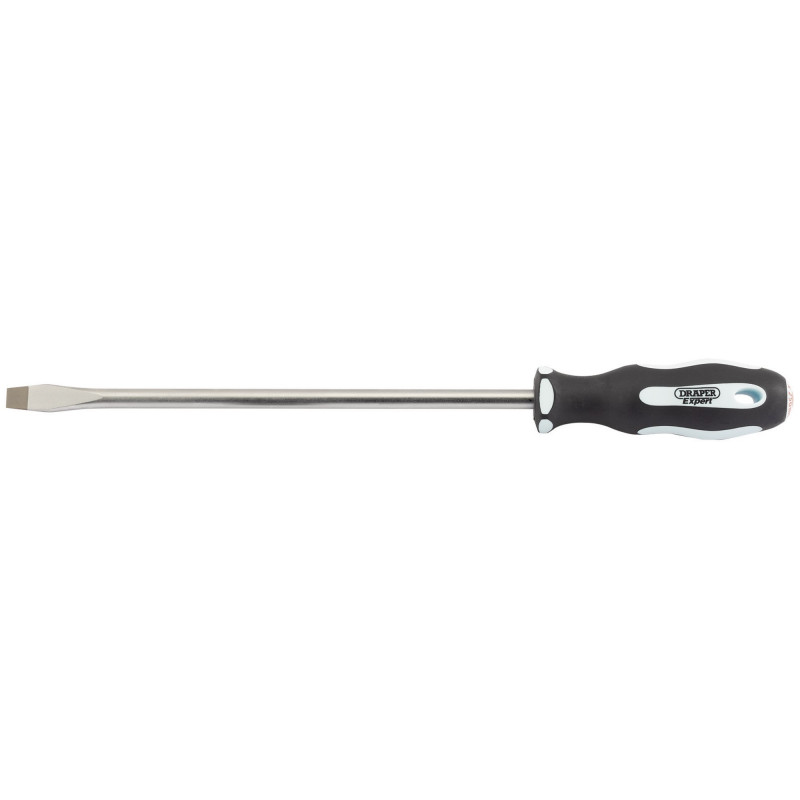 Draper Expert Plain Slot Soft Grip Screwdriver, 10 x 250mm