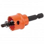 Bi-Metal Hole Saw with Integrated Arbor, 19mm