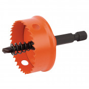 Bi-Metal Hole Saw with Integrated Arbor, 35mm