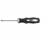 Draper Expert Cross Slot Soft Grip Screwdriver, No.1 x 75mm