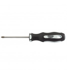 Draper Expert Cross Slot Soft Grip Screwdriver, No.1 x 75mm