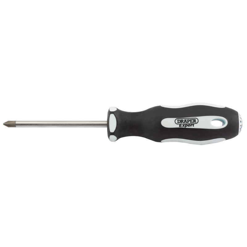 Draper Expert Cross Slot Soft Grip Screwdriver, No.1 x 75mm