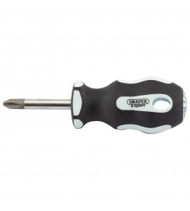 Draper Expert Cross Slot Soft Grip Screwdriver, No.2 x 38mm