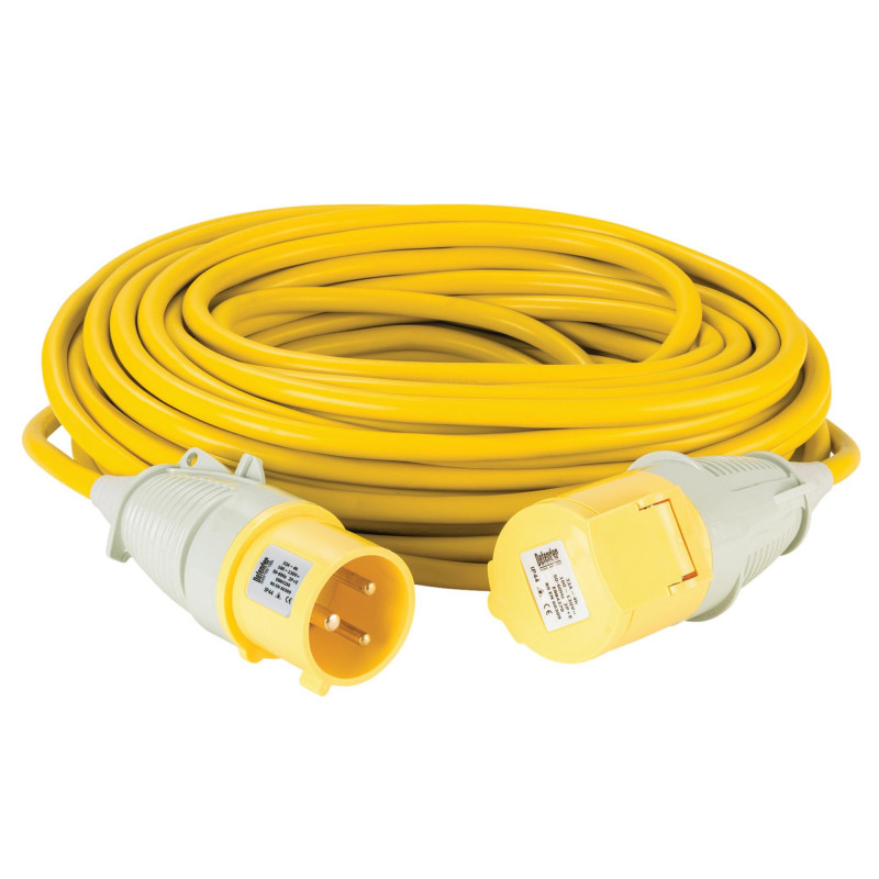 Defender E85262 110V Extension Lead Yellow 4mm&sup2;, 32A, 25m