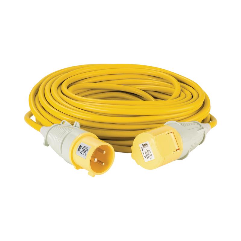 Defender E85262 110V Extension Lead Yellow 4mm&sup2;, 32A, 25m