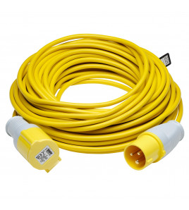 Defender E85230 110V Extension Lead, Yellow, 1.5mm&sup2;, 16A, 25m
