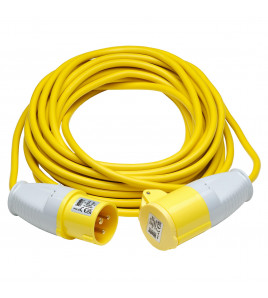 Defender E85118 110V Extension Lead, Yellow, 1.5mm&sup2;, 16A, 10m