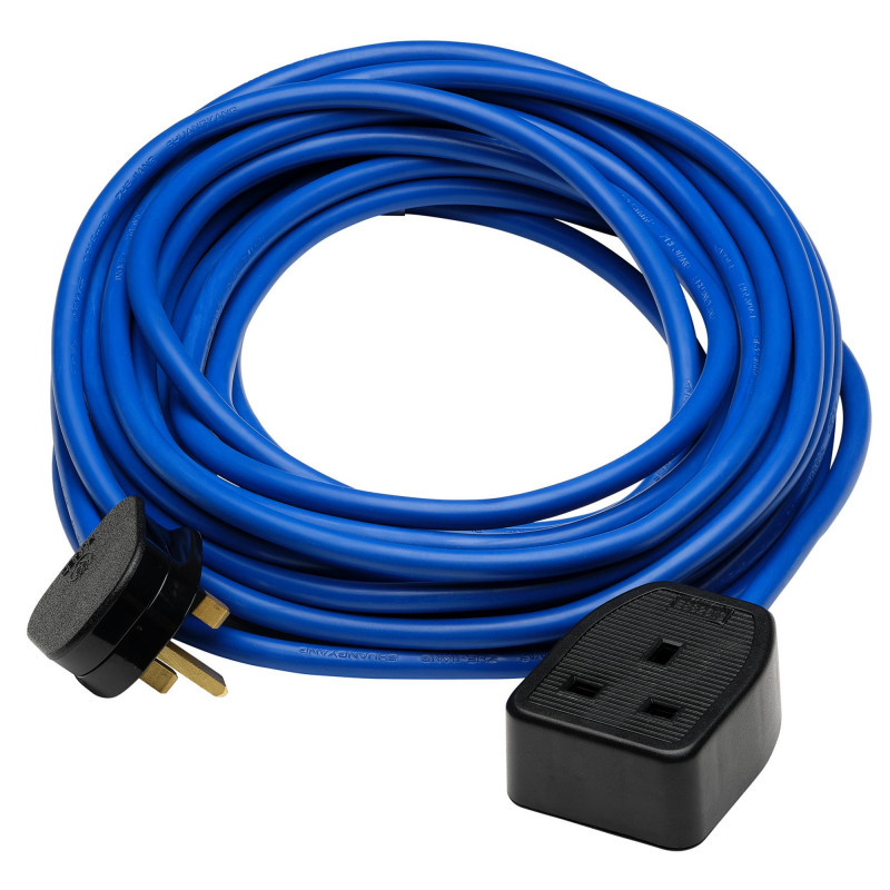 Defender E85223 230V Extension Lead, Blue, 1.5mm&sup2;, 13A, 10m
