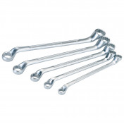 Cranked Metric Ring Spanner Set (5 Piece)