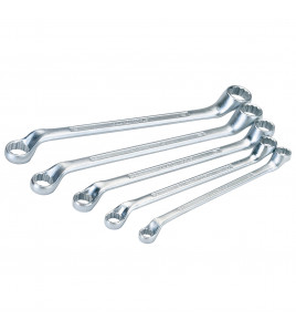 Cranked Metric Ring Spanner Set (5 Piece)