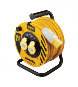 Defender E86450 110V Industrial Cable Reel, 25m