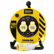 Defender E86450 110V Industrial Cable Reel, 1.5mm&sup2;, 16A, 25m
