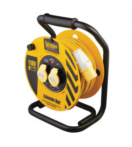 Defender E86500 110V Industrial Cable Reel, 50m