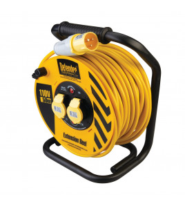 Defender E86510 110V Heavy Duty Industrial Cable Reel, 50m