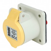 Defender E884100 110V Panel Socket, 16A