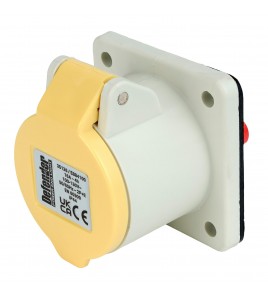 Defender E884100 110V Panel Socket, 16A