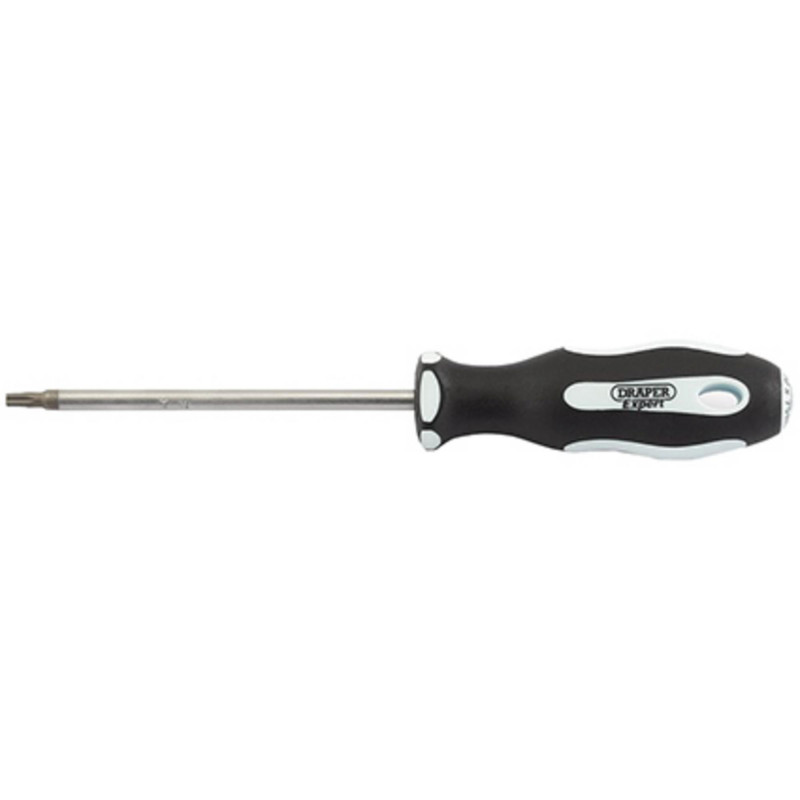 Draper Expert TX-STAR® Security Soft Grip Screwdriver, T10T x 75mm