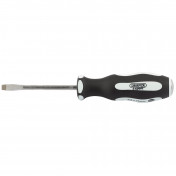 'Pound Thru' Plain Slot Soft Grip Screwdriver, 5.5 x 75mm