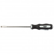 'Pound Thru' Plain Slot Soft Grip Screwdriver, 6.5 x 150mm