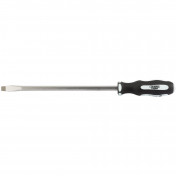 'Pound Thru' Plain Slot Soft Grip Screwdriver, 10 x 250mm