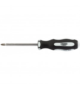 Draper Expert 'Pound Thru' PZ TYPE Soft Grip Screwdriver, No.2 x 100mm
