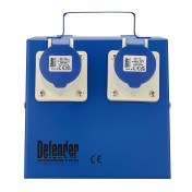 Defender E13112 230V Splitter Box, 4 x 16A