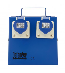 Defender E13112 230V Splitter Box, 4 x 16A