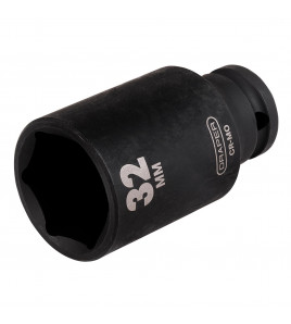 Draper HI-TORQ® Deep Impact Socket, 1/2 Sq. Dr., 32mm